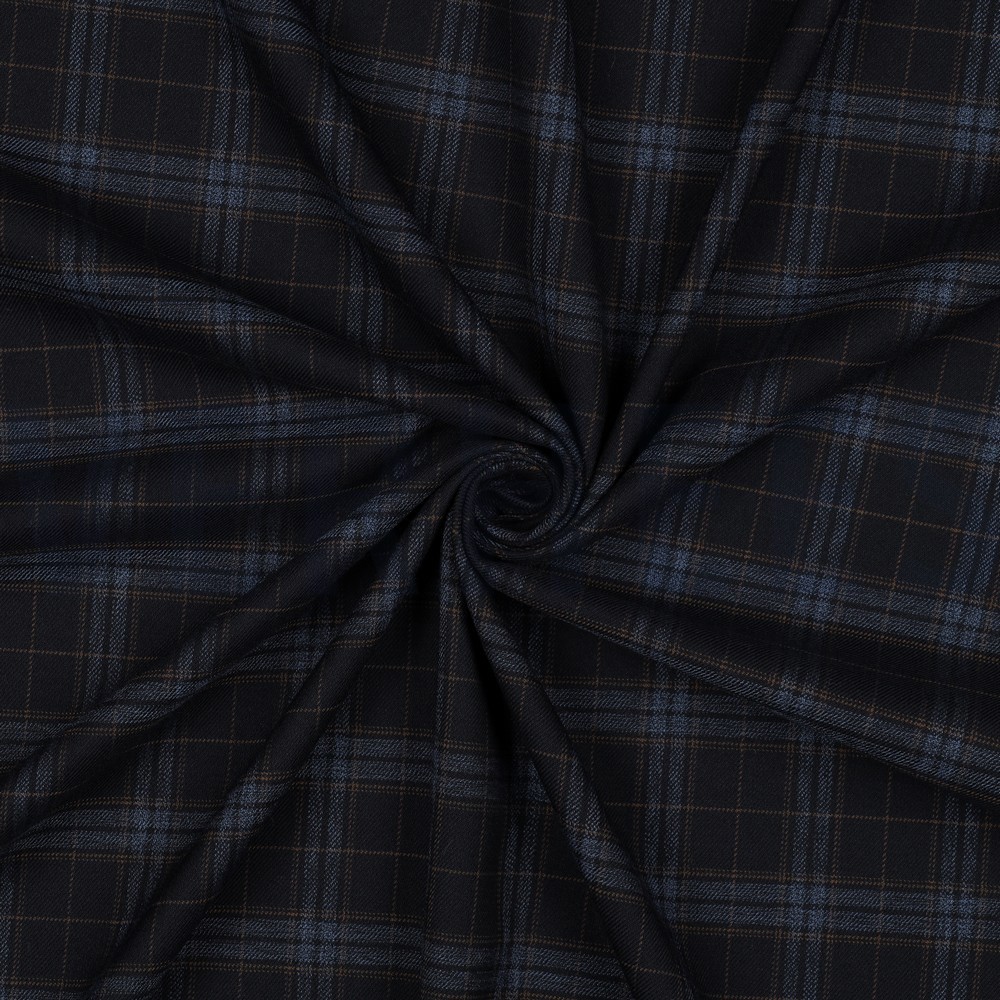 TARTAN CHECK NAVY/JEANS/CAMEL #7
