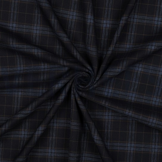 TARTAN CHECK MARINEBLAU/JEANS/CAMEL #7