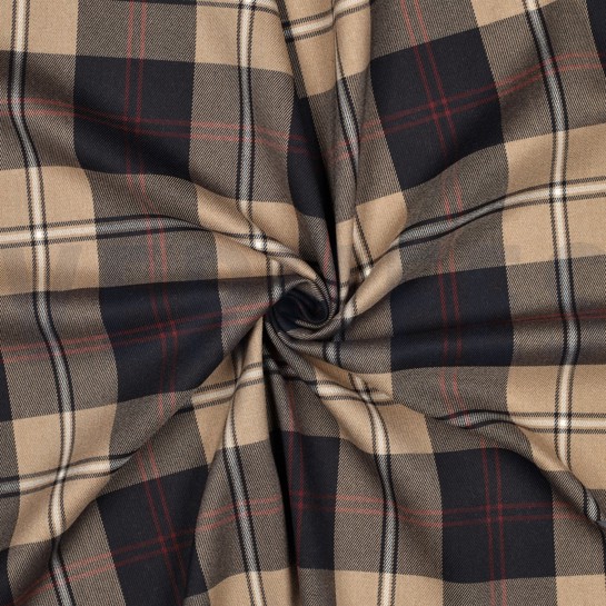 TARTAN CHECK NAVY/BEIGE #7