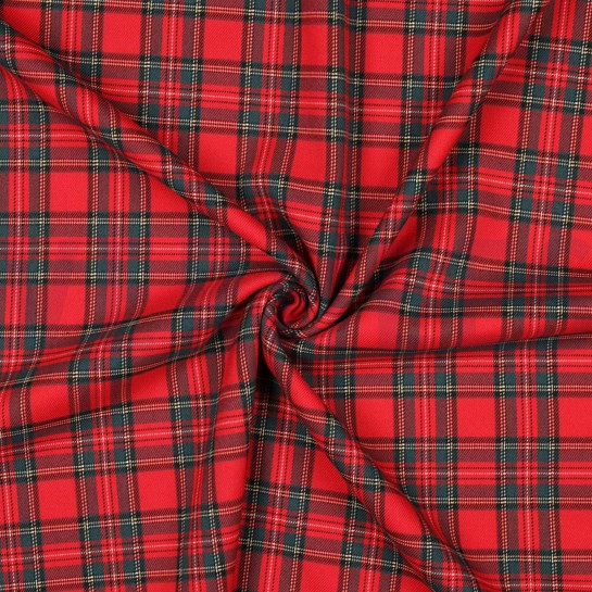 SCOTTISH CHECK RED #7