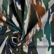 SOFT SWEAT ABSTRACT SCHILDERIJ LEGERGROEN (thumbnail) #3