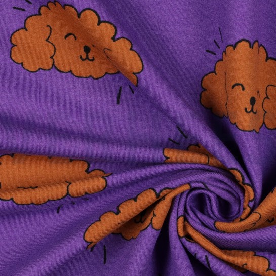 SOFT SWEAT CHIENS VIOLET #7