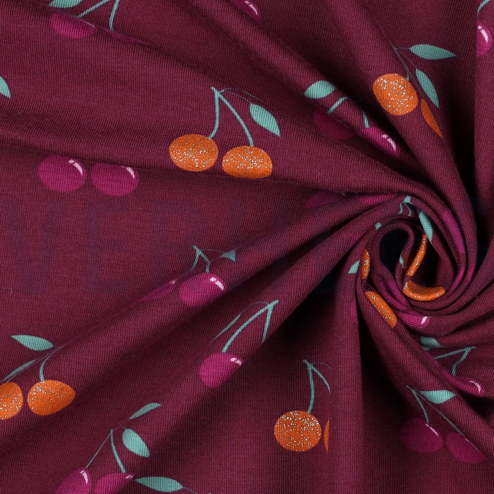 JERSEY GLITZER KIRSCHEN BEERE #7