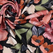 FRENCH TERRY DIGITAAL BLOEMEN MARINEBLAUW (thumbnail) #3