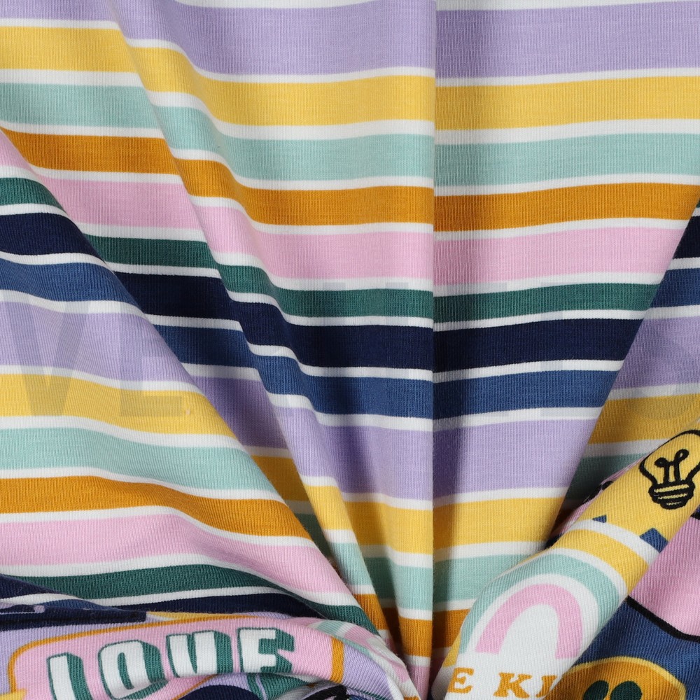 JERSEY PATCHS ET RAYURES MULTICOLORE #7