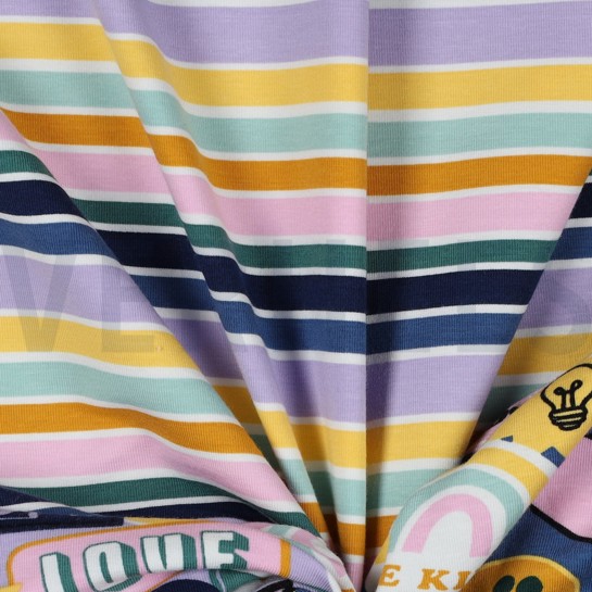 JERSEY PATCHES UND STREIFEN MEHRFARBIG #7