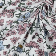 JERSEY FLOWERS ECRU (thumbnail) #3