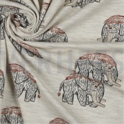 JERSEY MELANGE MAMMOETEN ECRU GEMÊLEERD (thumbnail) #3