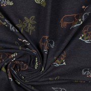 JERSEY MELANGE ELEPHANTS INDIGO MELANGE (thumbnail) #3