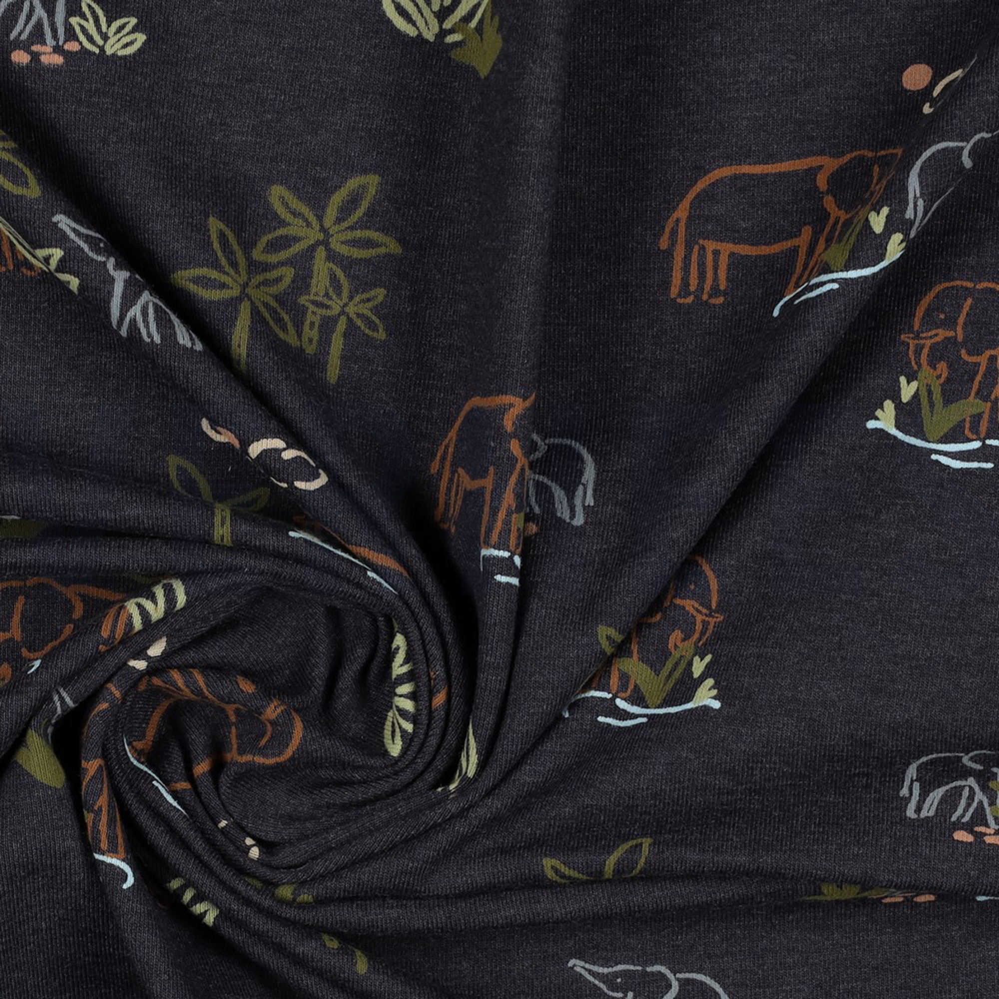 JERSEY MELANGE ELEPHANTS INDIGO MELANGE (high resolution) #3