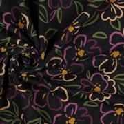 JERSEY MELIERT BLUMEN ANTHRAZIT MELIERT (thumbnail) #3