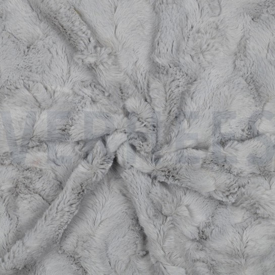 KUNSTPELZ HELLGRAU #7