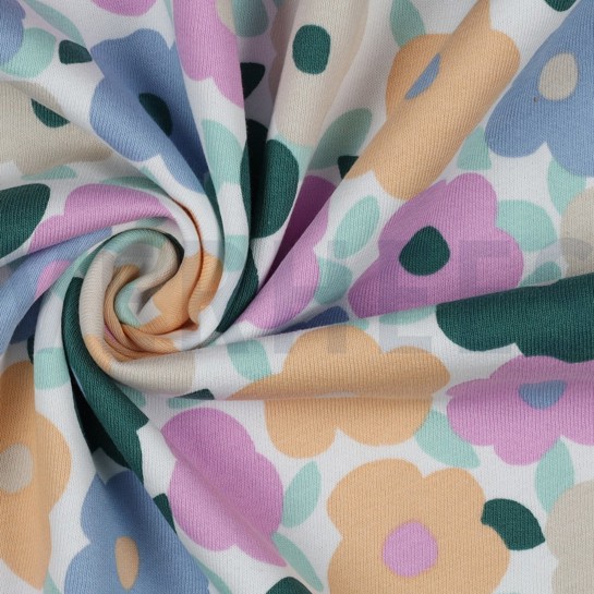 JOGGING FLEURS BLANC #7