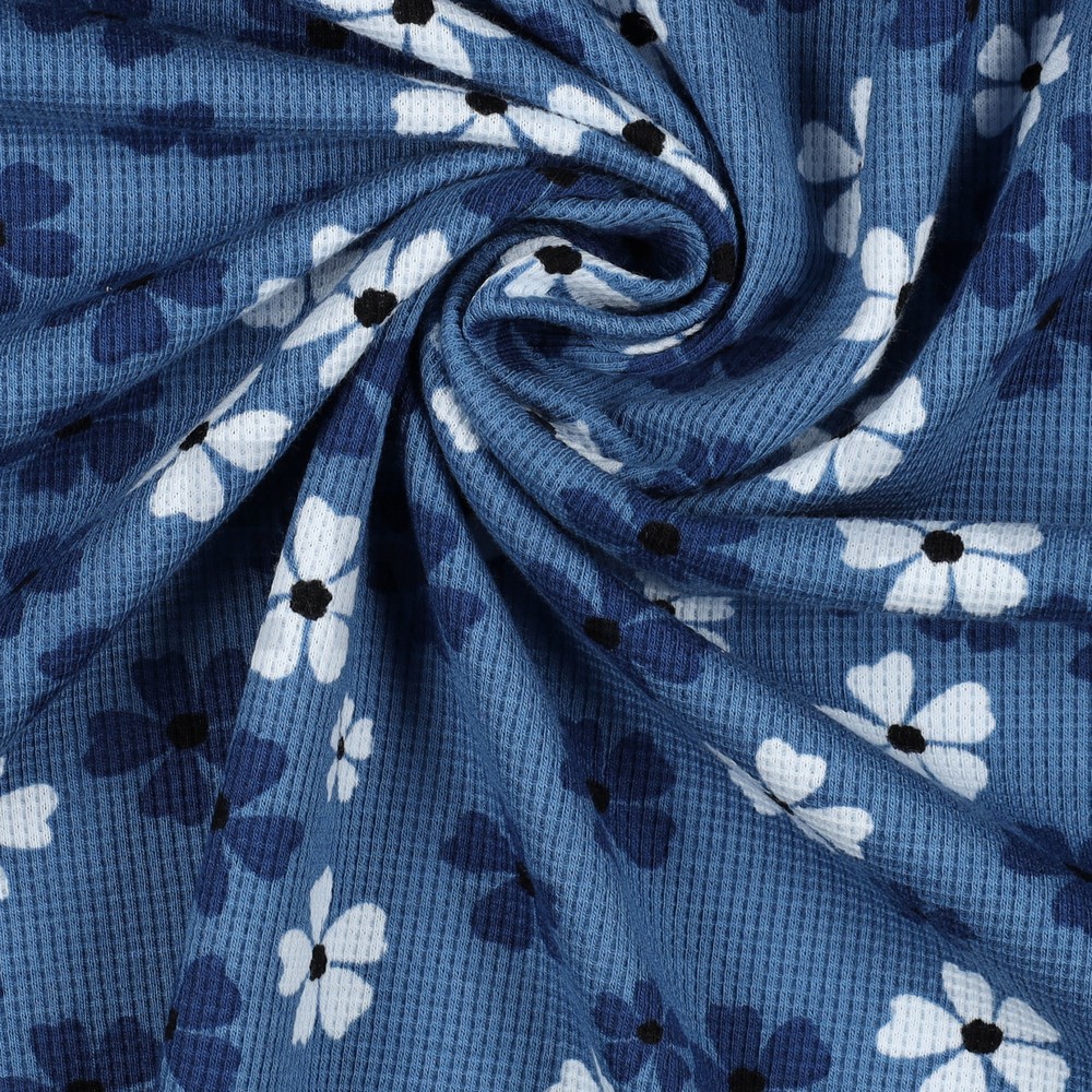 WAFELJERSEY BLAUW #7