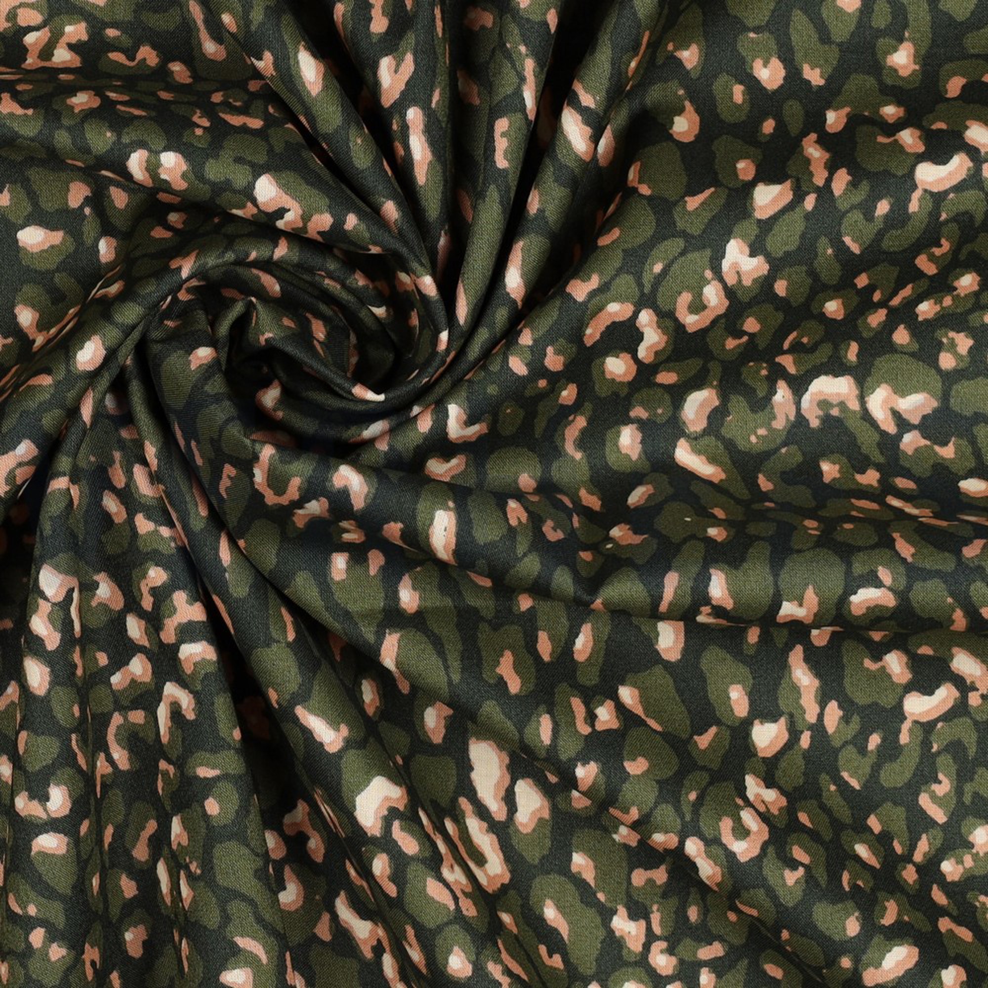 BAUMWOLLE VOILE TIERHAUT DUNKELGRÜN (high resolution) #3