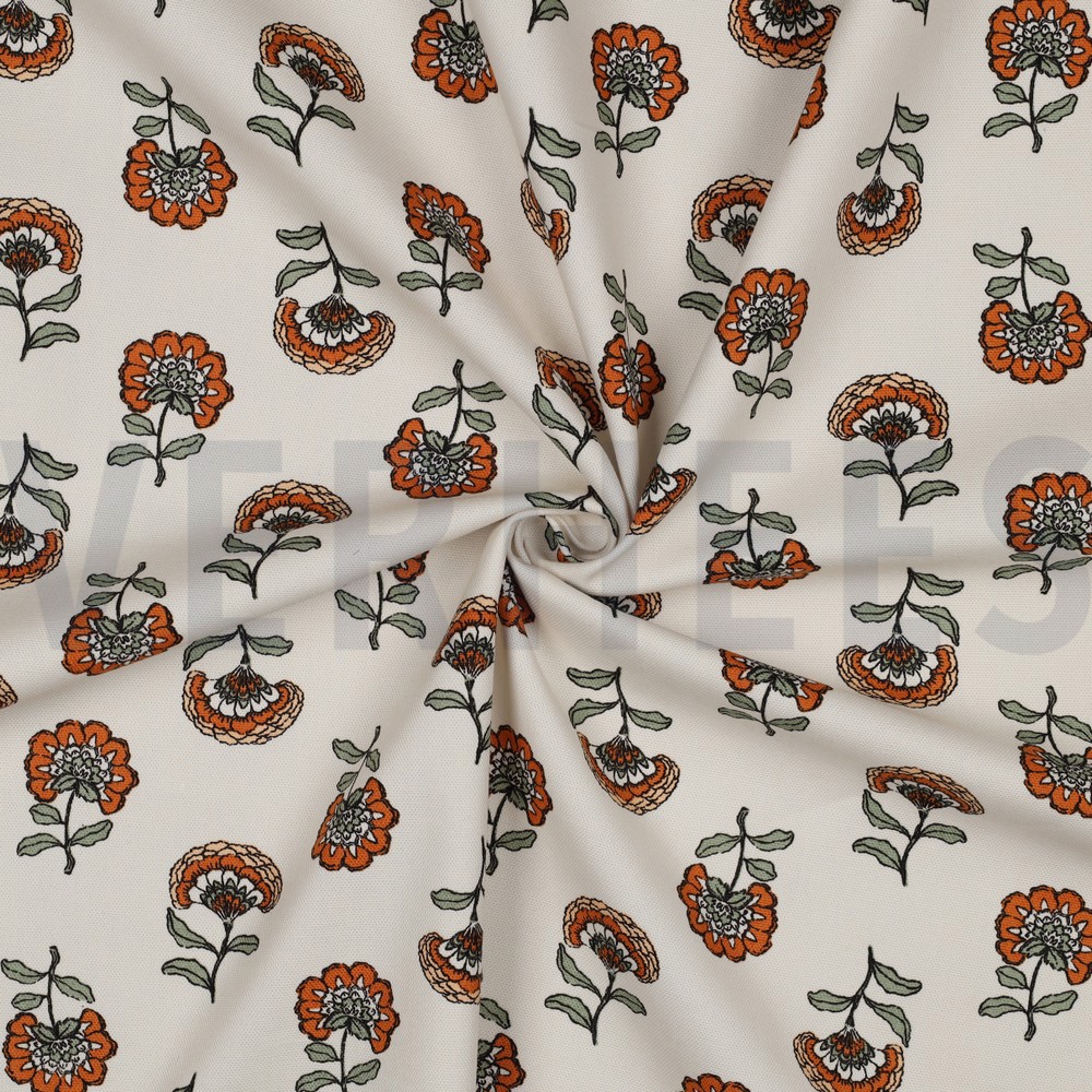 CANVAS BLUMEN ORANGE #7