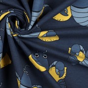 FRENCH TERRY HOMARDS COOL BLEU (thumbnail) #3