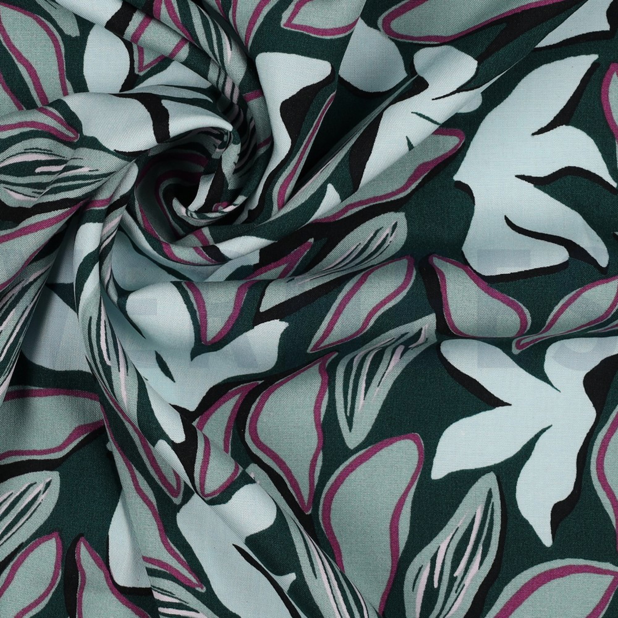 VISCOSE RADIANCE ABSTRACT DONKERGROEN (high resolution) #3