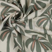 VISCOSE RADIANCE PALMTREES ECRU (thumbnail) #3