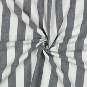 COTTON YARN DYED STRIPES & CHECKS NAVY (thumbnail) #3