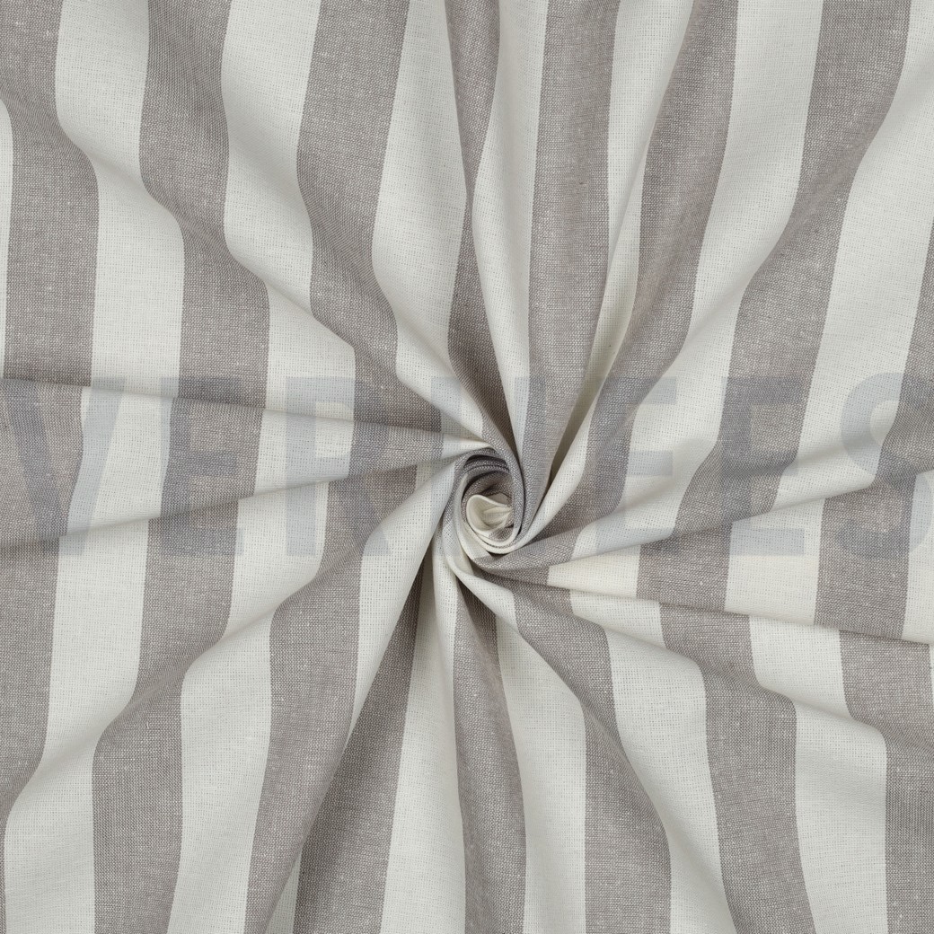 COTON TEIL FIL RAYURES & CARREAUX BEIGE #7