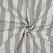 COTTON YARN DYED STRIPES & CHECKS BEIGE (thumbnail) #3