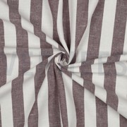 COTTON YARN DYED STRIPES & CHECKS AUBERGINE (thumbnail) #3