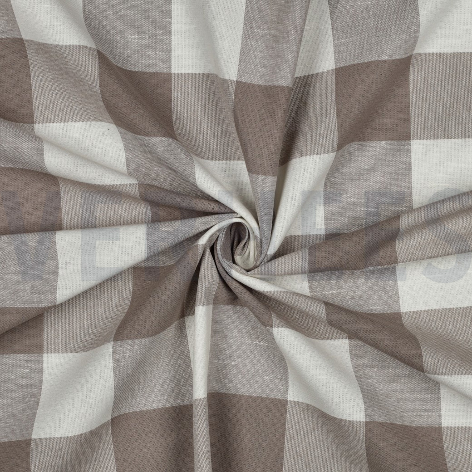 COTTON YARN DYED STRIPES & CHECKS BEIGE (high resolution) #3
