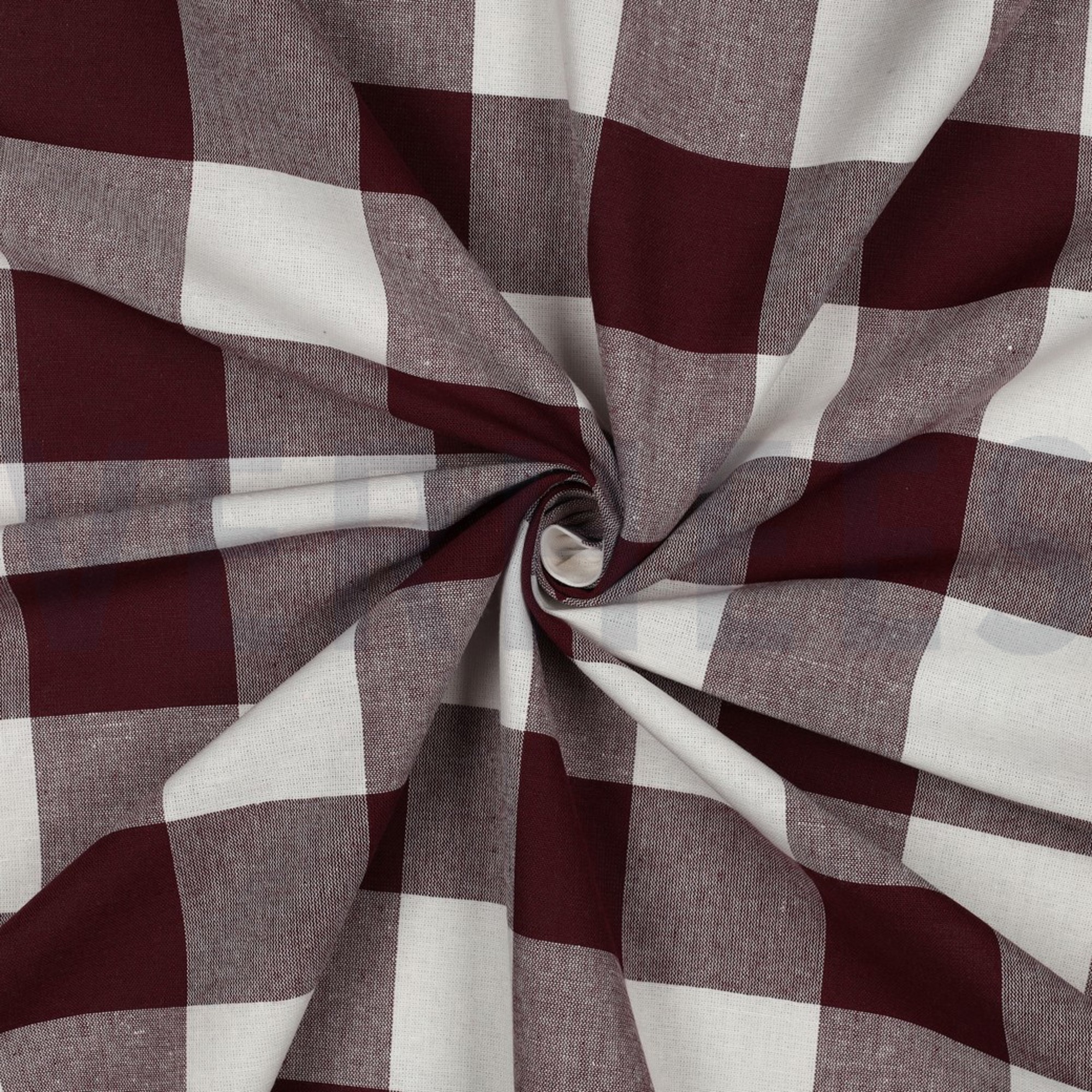 COTTON YARN DYED STRIPES & CHECKS AUBERGINE (high resolution) #3