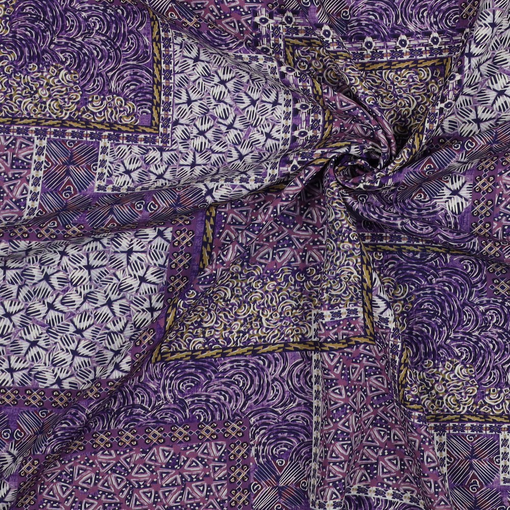 VISCOSE RADIANCE DIGITAAL PATCHWORK PAARS #7