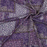 VISCOSE RADIANCE DIGITAL PATCHWORK PURPLE (thumbnail) #3