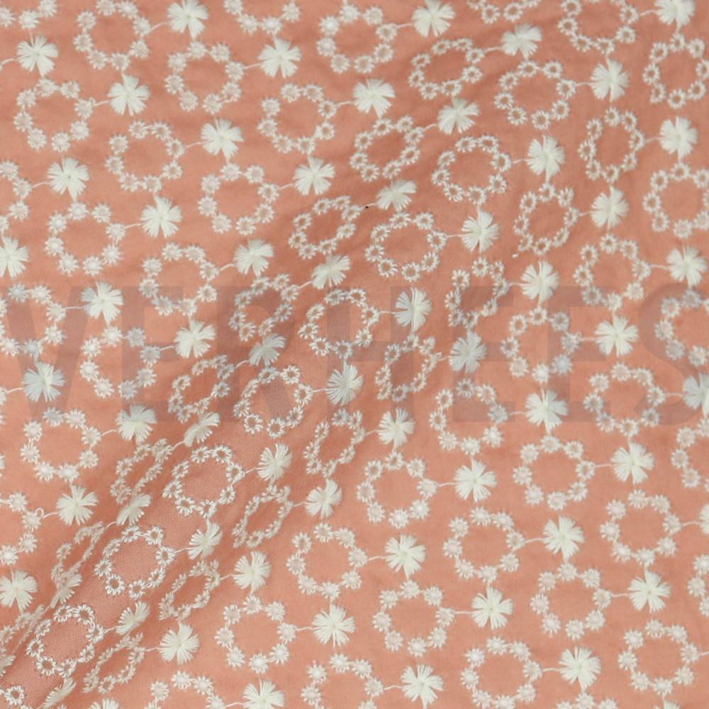 COTON BRODERIE ROSE POUDRÉ #7