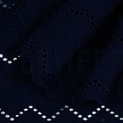DOUBLE GAUZE TWO-SIDE BORDER NAVY (thumbnail) #3