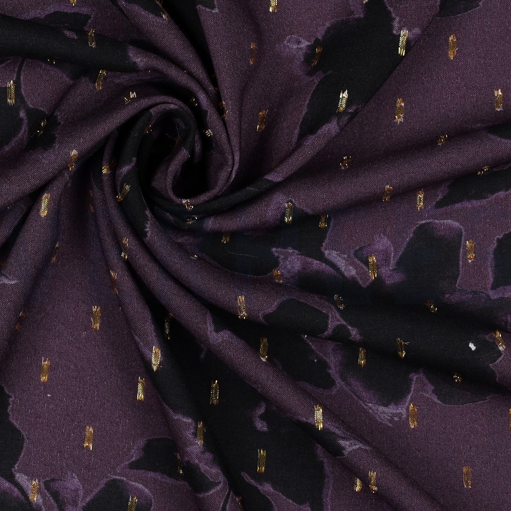 VISCOSE LUREX DIGITAAL BLOEMEN PAARS #7