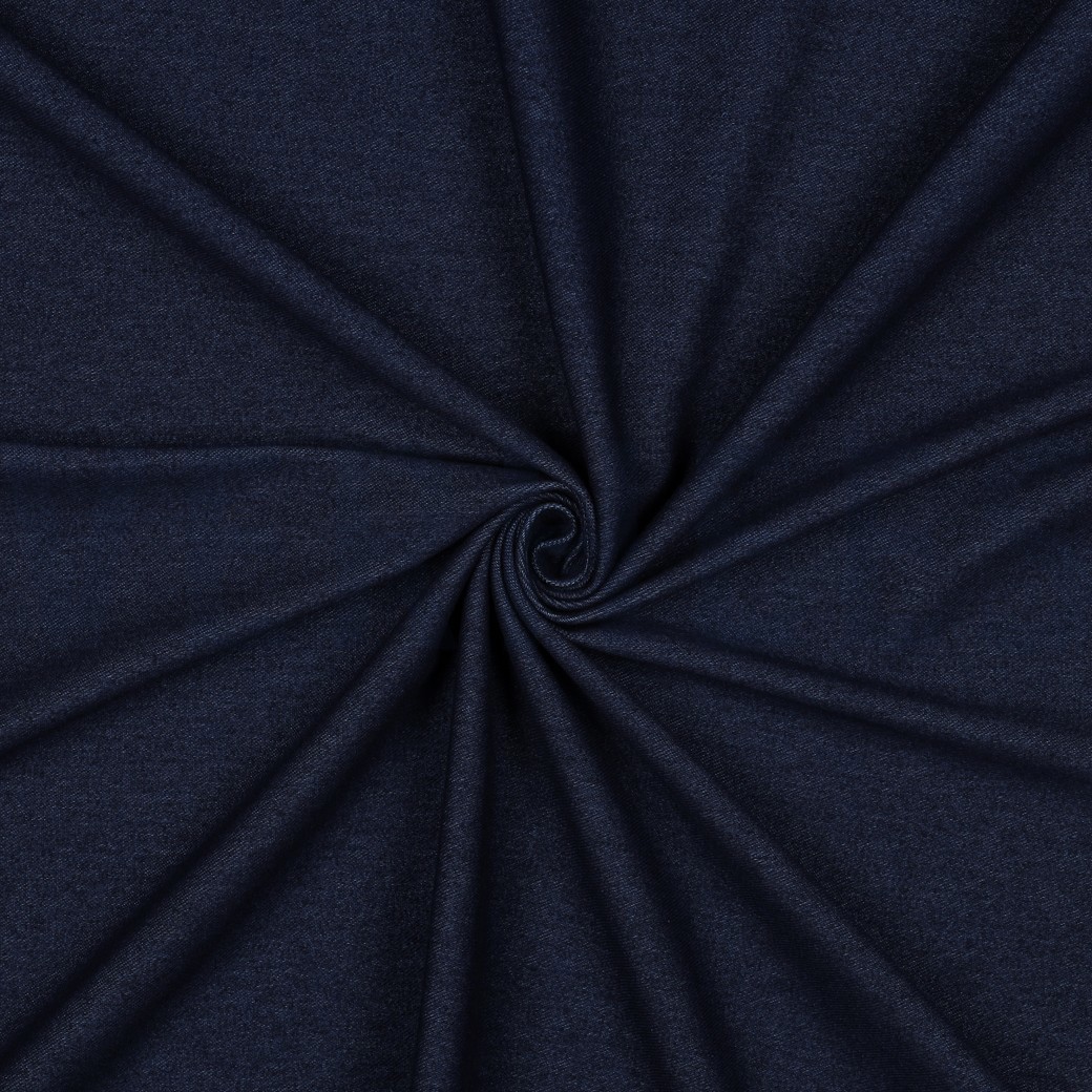 DENIM KNIT TWILL DARK BLUE #7