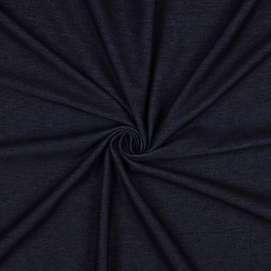 DENIM KNIT TWILL INDIGO BLUE #7