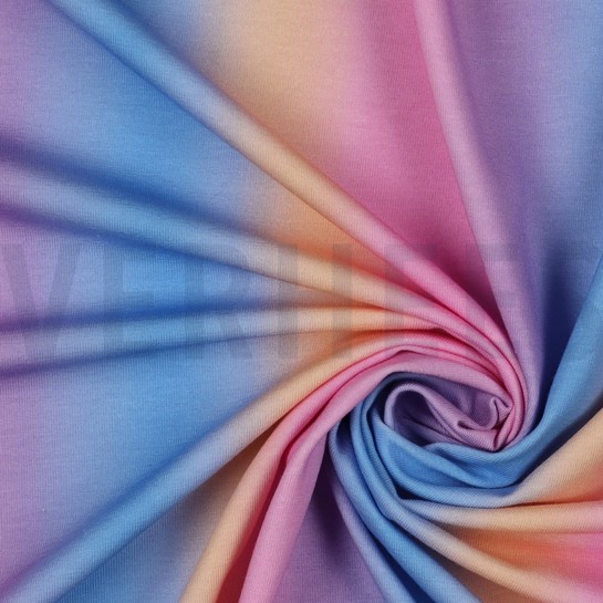 JERSEY DIGITAL REGENBOGEN BLAU/ROSA #7