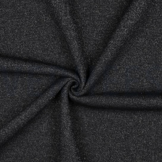 SWEAT LUREX SCHWARZ SILBER #7