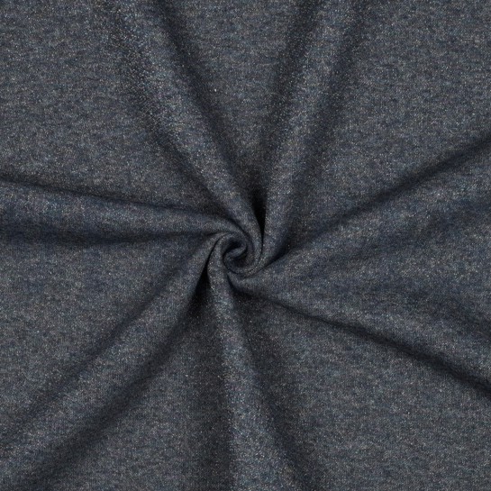 SWEAT LUREX DONKERBLAUW MULTI #7