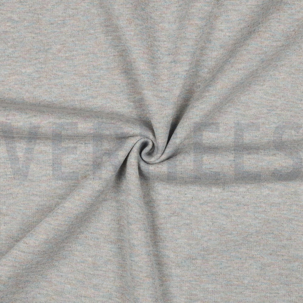 SWEAT LUREX HELLGRAU MULTICOLOR #7