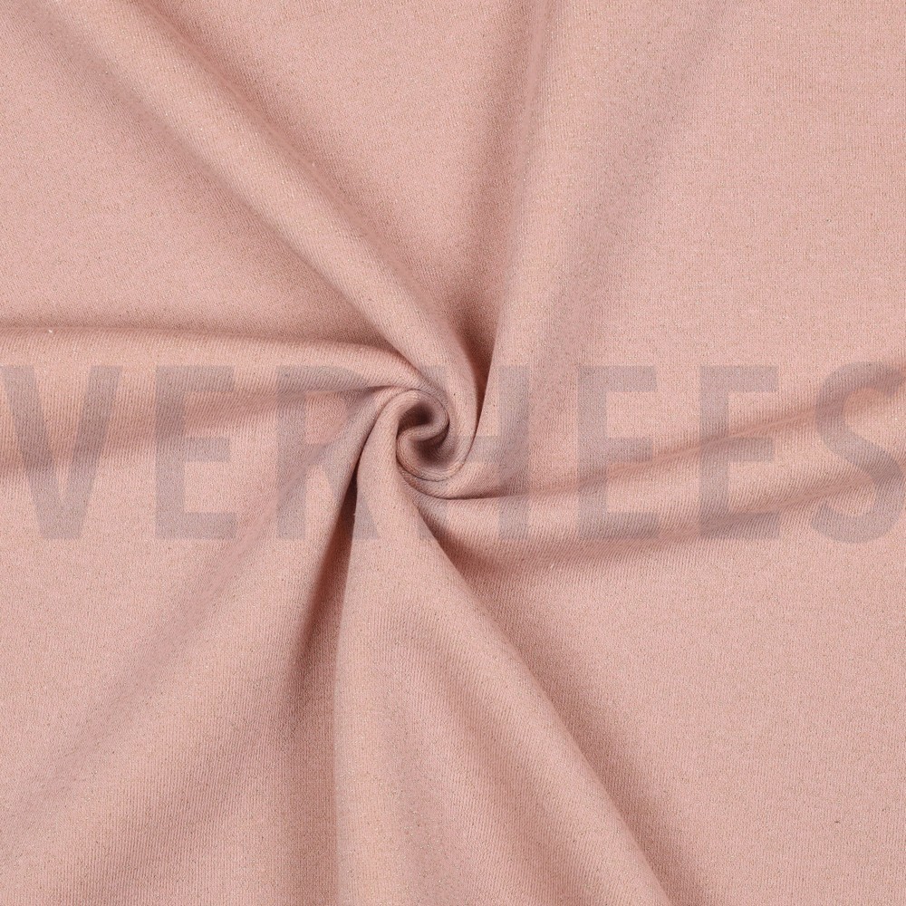 SWEAT LUREX VIEUX ROSE OR #7
