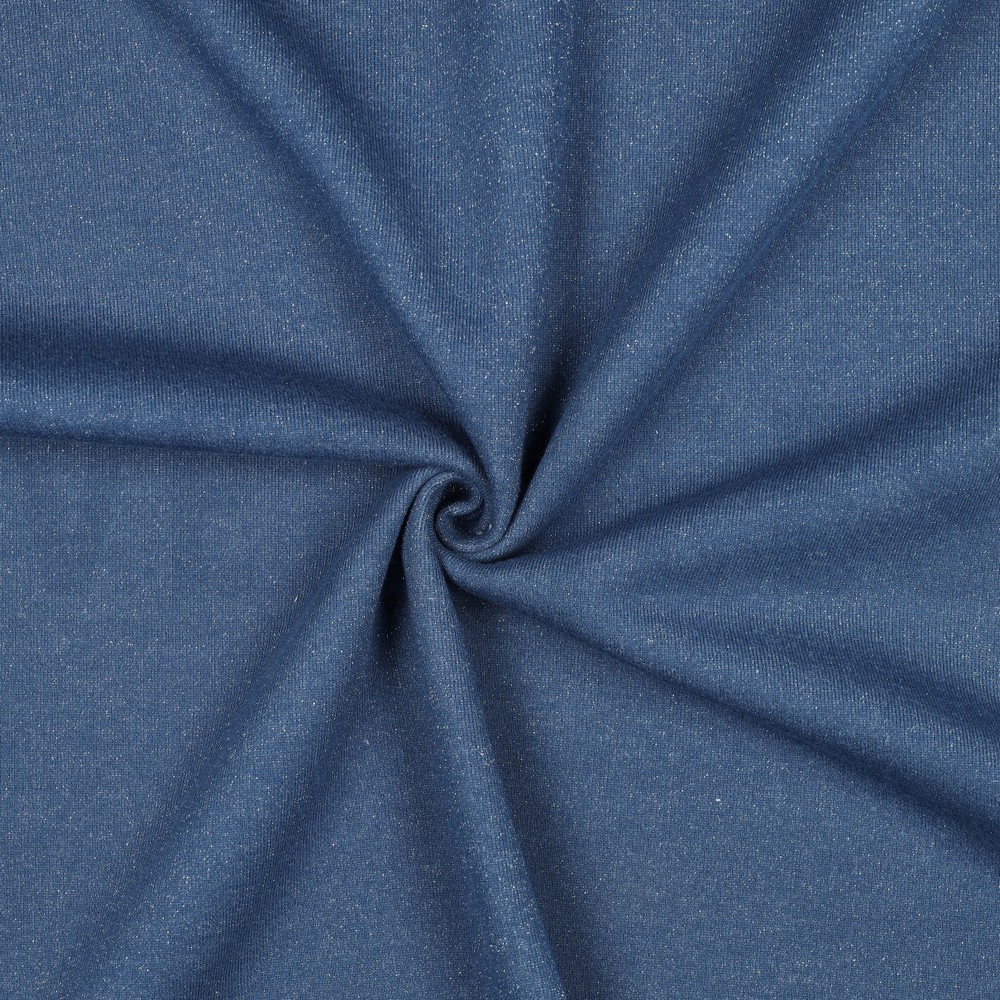 SWEAT LUREX BLEU CLAIR INDIGO #7