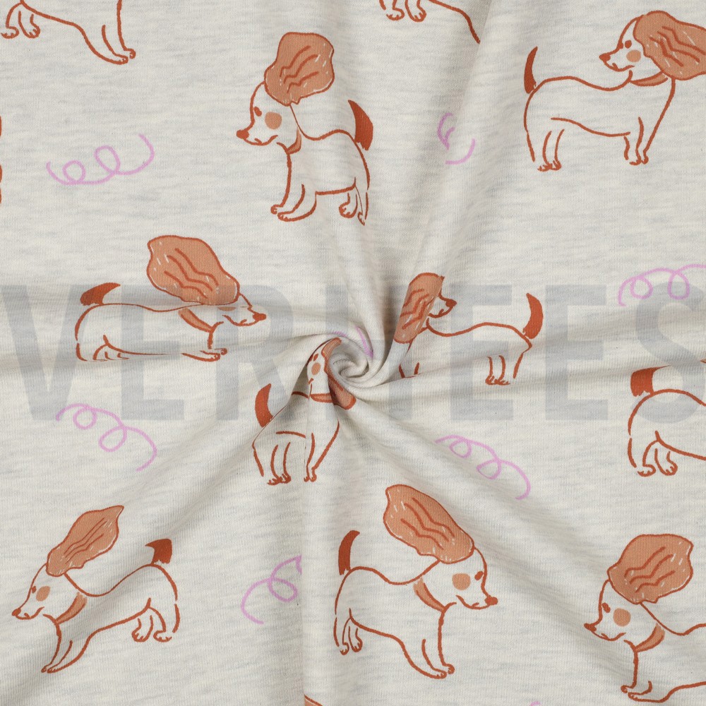 SWEAT MELANGE DOGS ECRU MELANGE #7