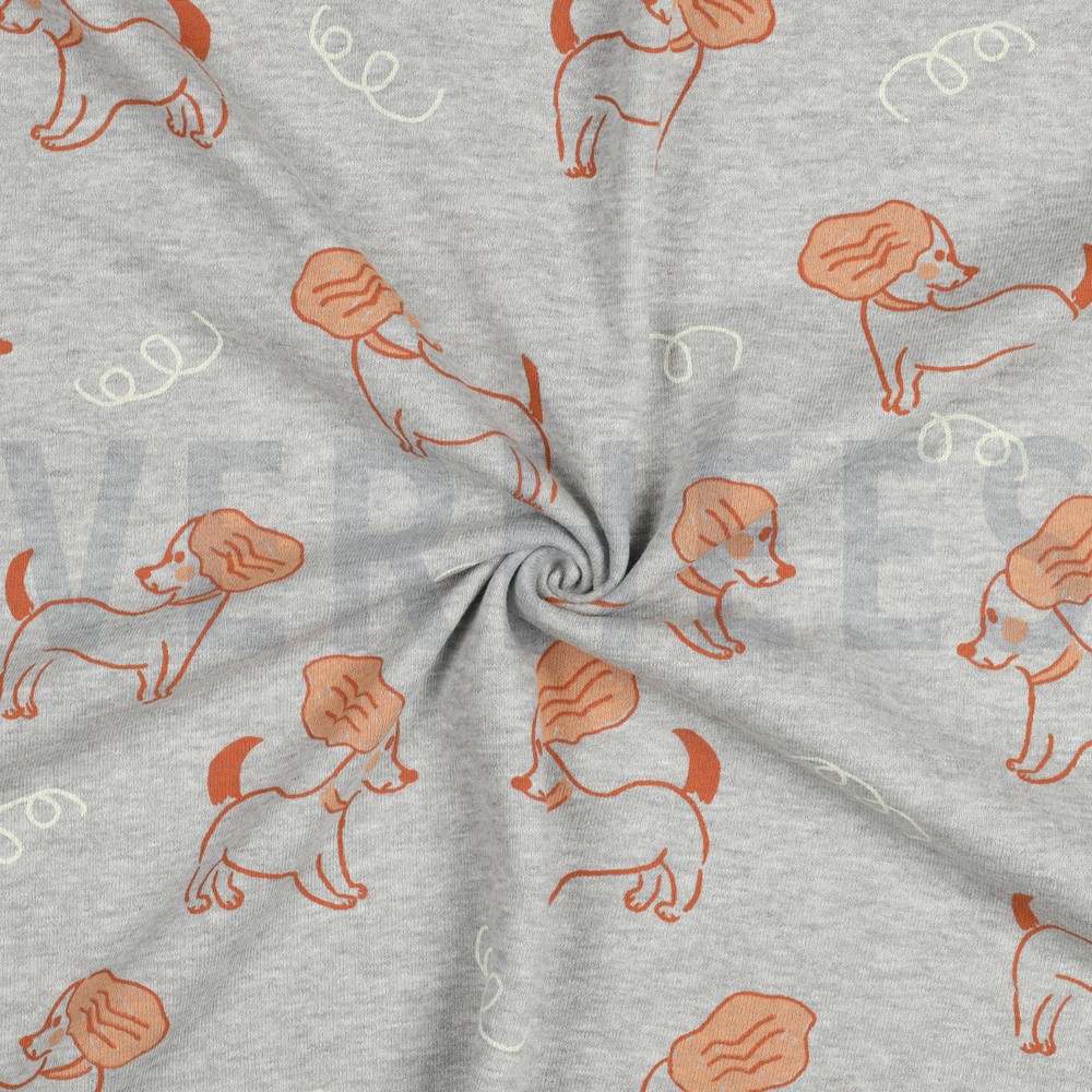 SWEAT MELANGE DOGS LIGHT GREY MELANGE #7