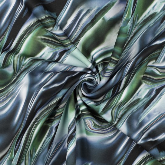 SOFTSHELL DIGITAL FLÜSSIGMETALL JEANS/GRÜN #7