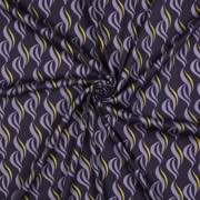 VISCOSE ROSELLA STRETCH ABSTRACT DONKERPAARS (thumbnail) #3