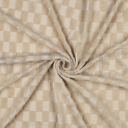 COTON ÉPONGE TRICOT CARREAUX SABLE (thumbnail) #3
