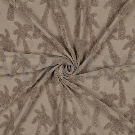 COTON ÉPONGE TRICOT PALMIERS SABLE #7