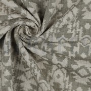 MUSSELIN JACQUARD AZTEC ARMEEGRÜN (thumbnail) #3