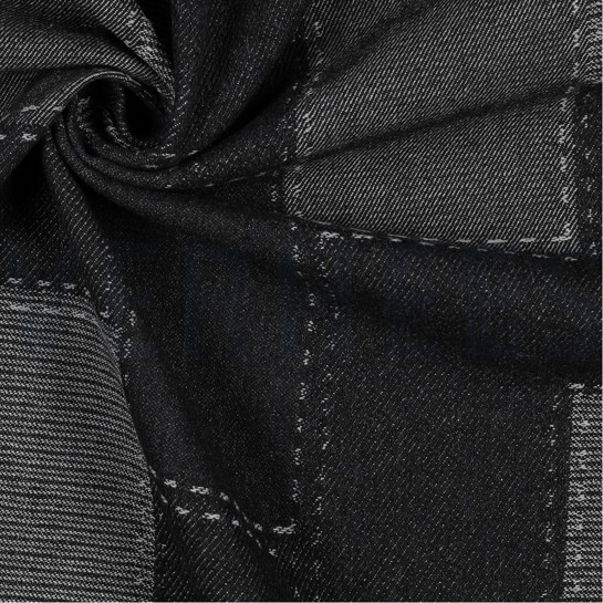 JEANS JACQUARD PATCHWORK SCHWARZ #7